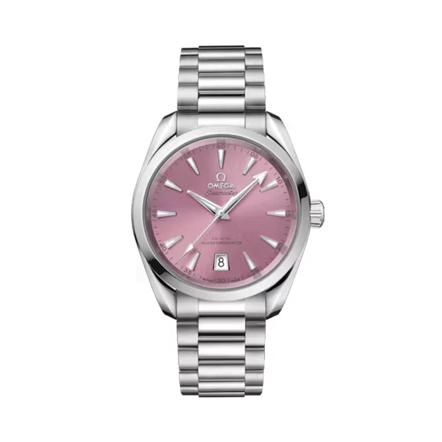 OMEGA Seamaster Aqua Terra Shades 38mm - Shell Pink on Bracelet O22010382010005 kol saati