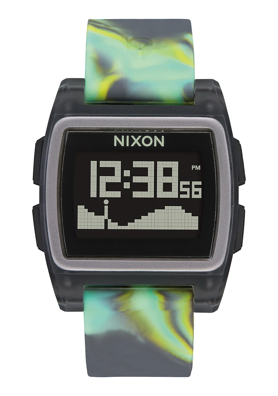 Nixon US Base Tide - Green Jellyfish A1104-3177-00 kol saati