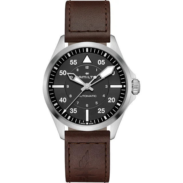 Hamilton Khaki Aviation Pilot Auto 39mm H76305530 kol saati