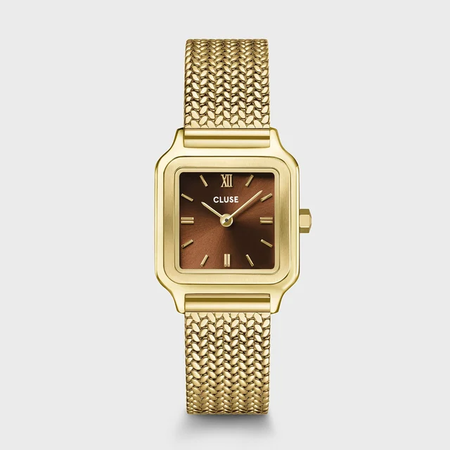 CLUSE Gracieuse Petite Watch Mesh, Brown, Gold Colour CW11830 kol saati