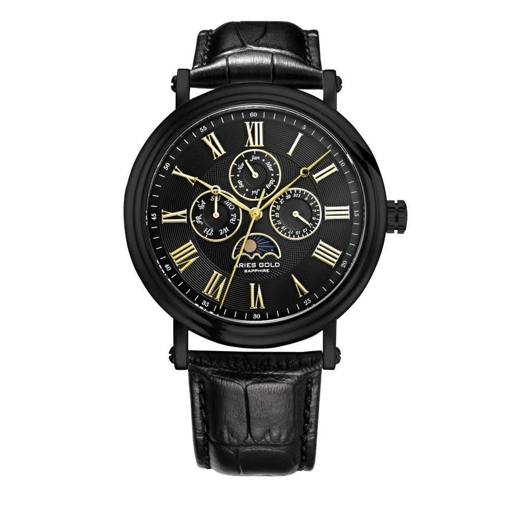 Aries Gold Kensington G 101 BK-BKG 44 mm kol saati