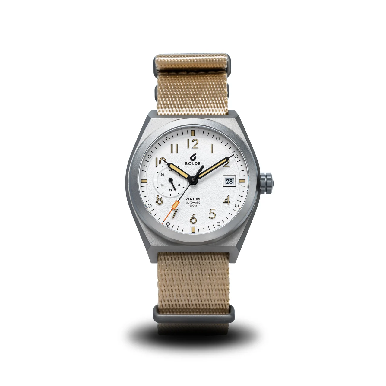 BOLDR Supply Co. Venture Wayfarer-Khaki VE-WFH-TI-20-44 44 mm kol saati