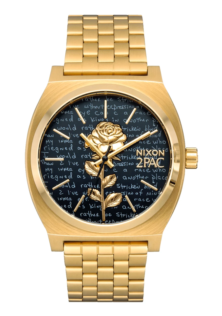 Nixon US Time Teller - Gold / Black A1378-513-00 kol saati