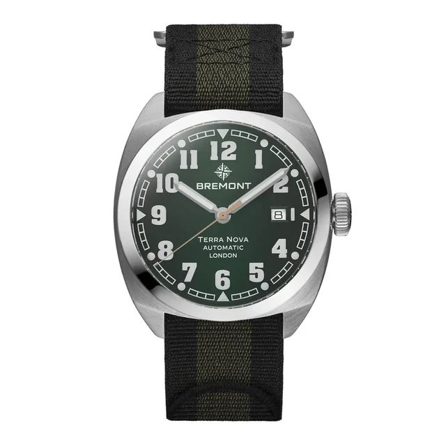 Bremont Terra Nova TN40-DT-SS-GN-N-S kol saati