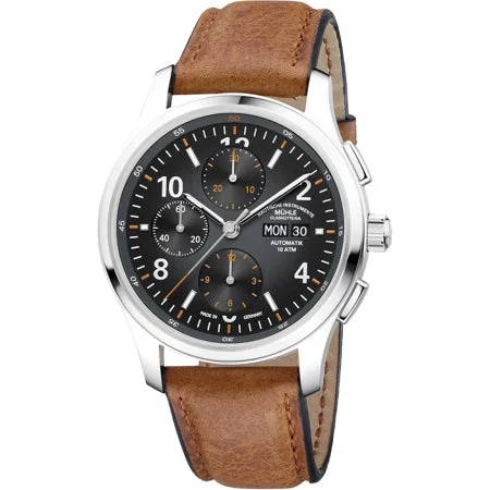 Muhle Glashutte Mühle Glashütte Lunova Chronograph M1-43-06-LB-II kol saati