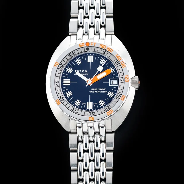 Doxa SUB 200T 804.10.101.10 Sharkhunter Iconic Dial 210009N33085 kol saati