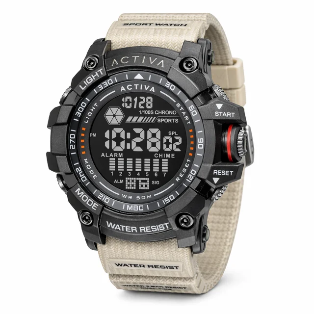 Activa Strike X Invicta Digital Watch - 56mm. Beige (ACW8020-002) kol saati