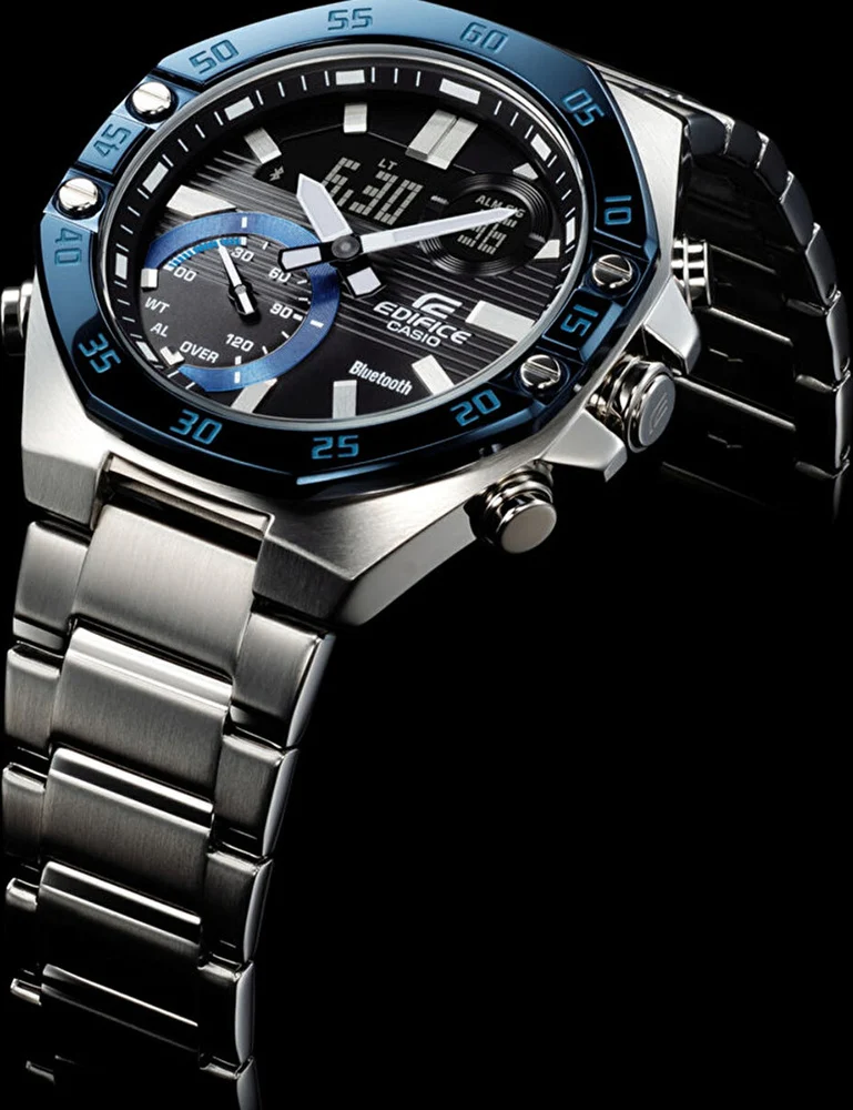 Casio Edifice Akilli Telefon Bağlantili ECB-10DB-1BDF 48.5 mm kol saati