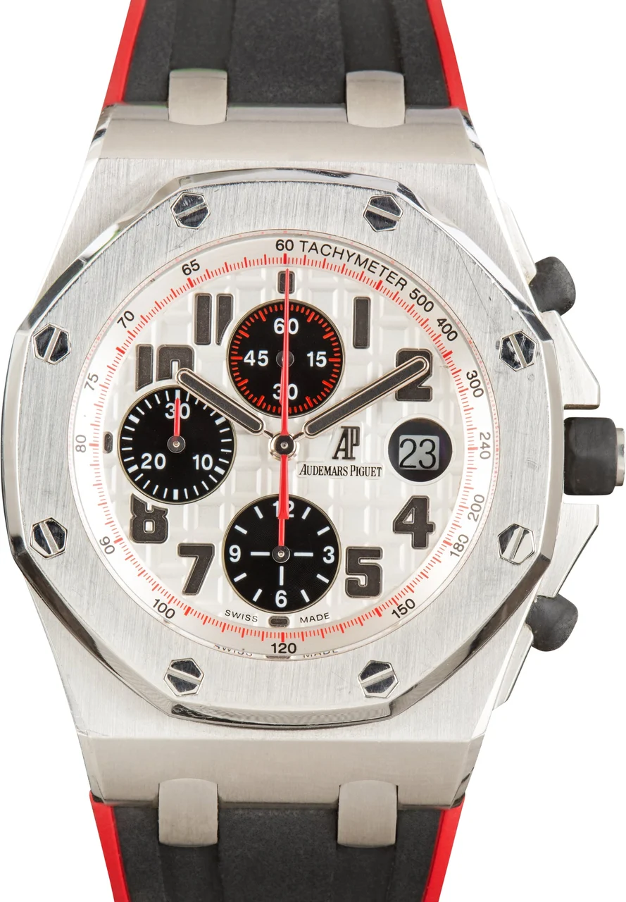 Audemars Piguet Royal Oak Offshore Chronograph Silver Dial 26170ST.OO.D101CR.02 42 mm kol saati