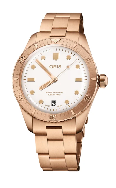 Oris Divers Sixty-Five Date 01 733 7771 3151-07 8 19 15 kol saati