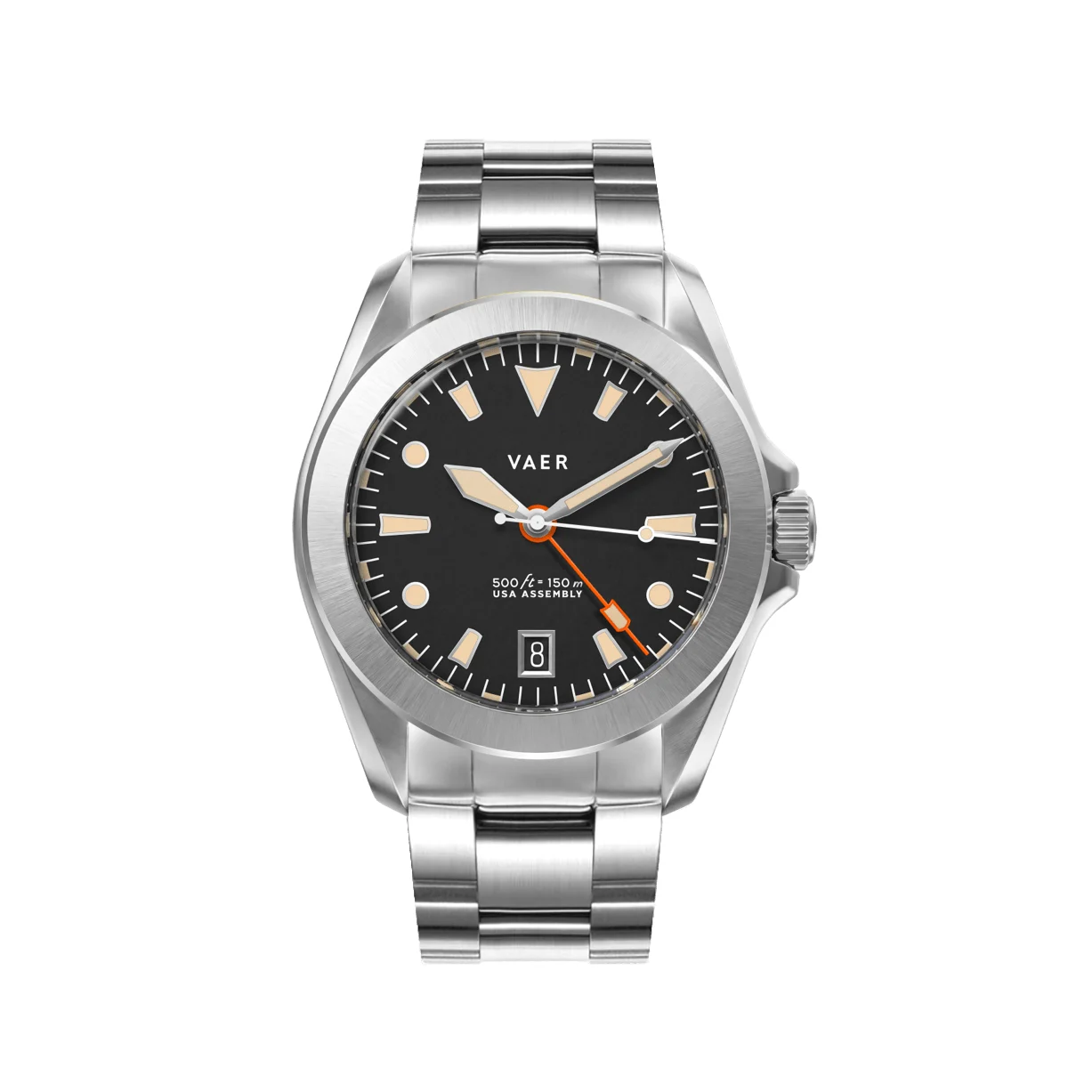 Vaer G2-NB39-FKM20BLK-SPRB20OLV 39 mm kol saati