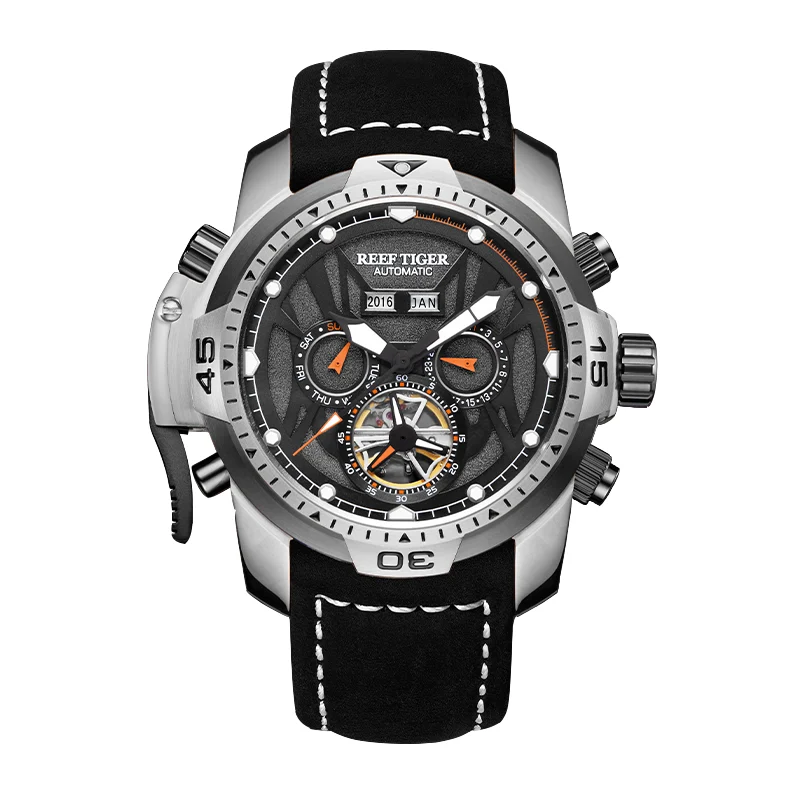 Reef Tiger Aurora Transformer RGA3532-01-1 46 mm kol saati