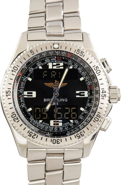Breitling Professional B-1 Black Dial A6836223/B509 kol saati