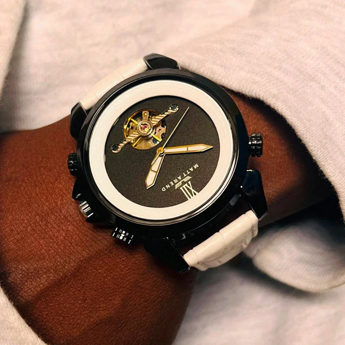 Matt Arend Andaluz Black / White MA 883 Andaluz Black / White 42 mm kol saati