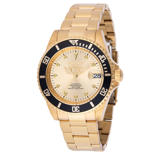 Invicta Pro Diver Navarch Automatic Watch - 40mm. Gold (48708) kol saati