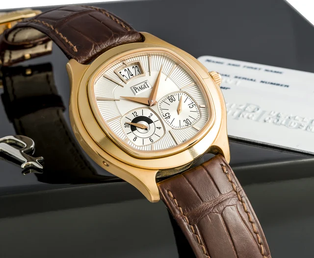 Piaget Emperador PIAGET EMPERADOR REF. P10350 DUAL TIME ROSE GOLD LIMITED EDITION N.067/20