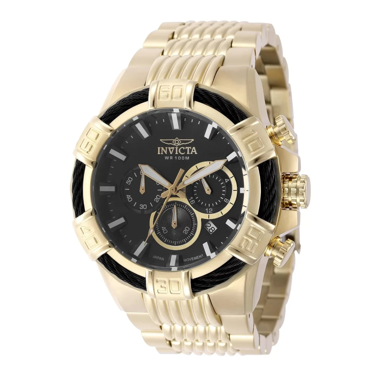Invicta Bolt Watch - 51mm, Gold (ZG-49905) 51 mm kol saati