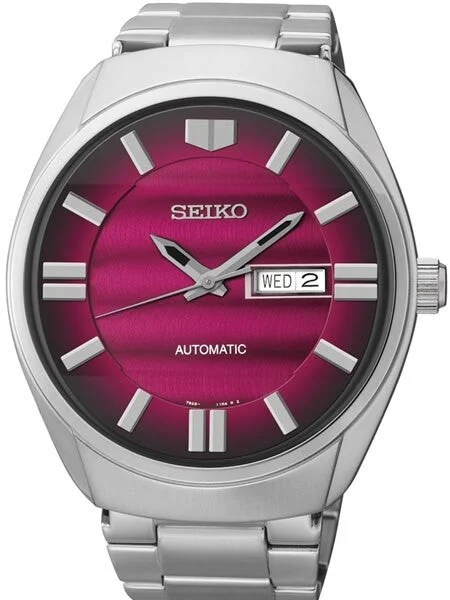 Seiko Recraft Series Automatic Watch with 43.5mm Stainless Steel Case and Matching Bracele