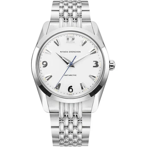 Nivada Grenchen Antarctic 35mm White Luminova 35005M04 kol saati