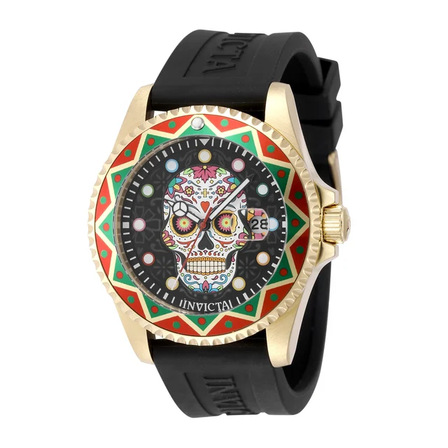 Invicta Pro Diver Eternal Fiesta Watch - 43mm. Black (50516) kol saati