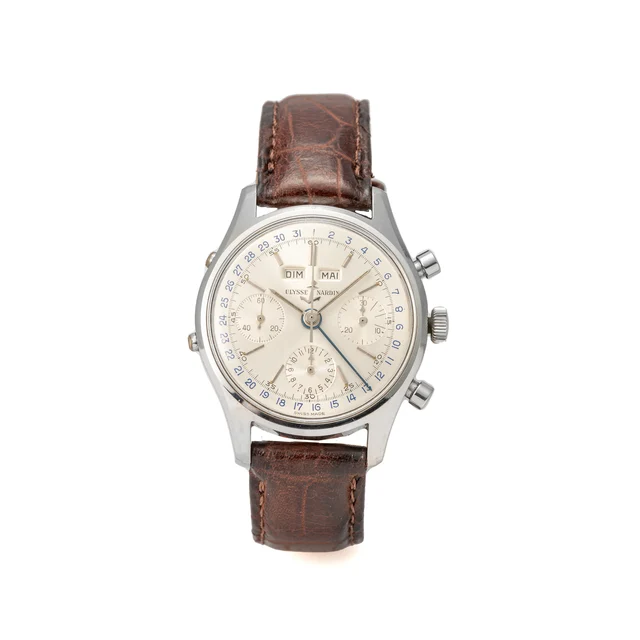 Ulysse Nardin ULYSSE NARDIN, REF. 7735-2, TRIPLE DATE CHRONOGRAPH, STEEL kol saati