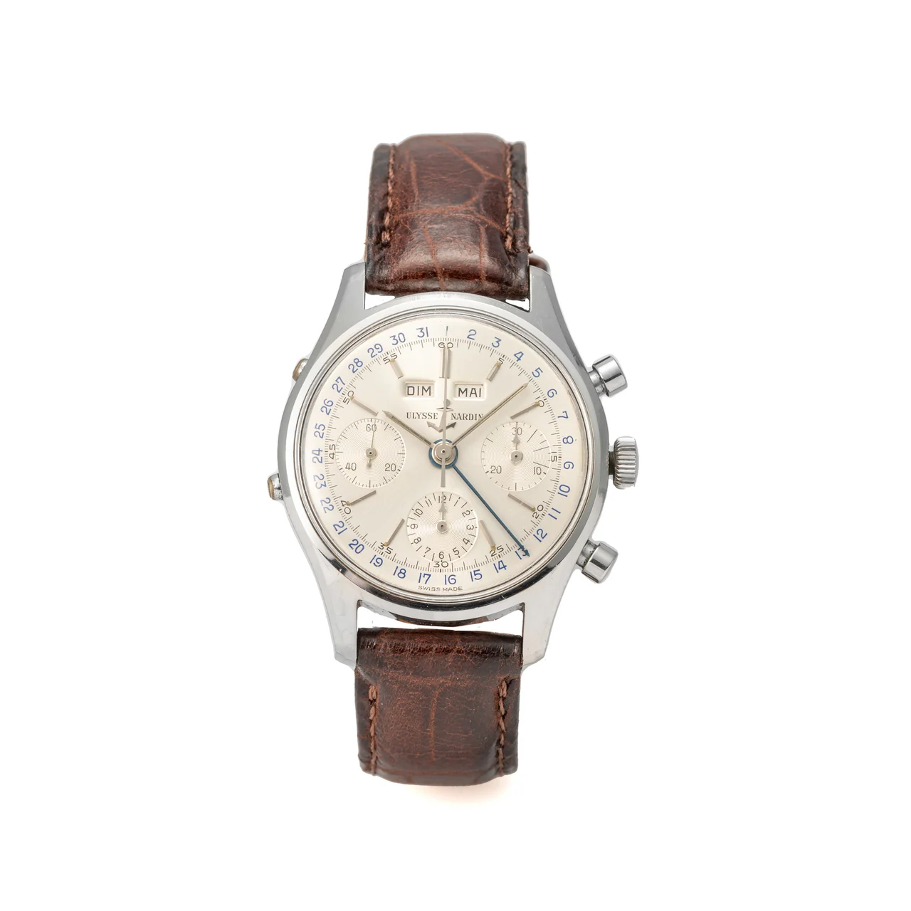 Ulysse Nardin ULYSSE NARDIN, REF. 7735-2, TRIPLE DATE CHRONOGRAPH, STEEL kol saati