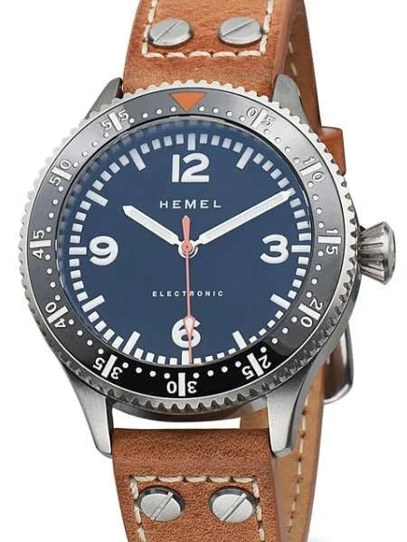 Hemel Stratus Electronic Watch with Smooth Sweeping 60 Seconds Hand and AR Sapphire Crysta