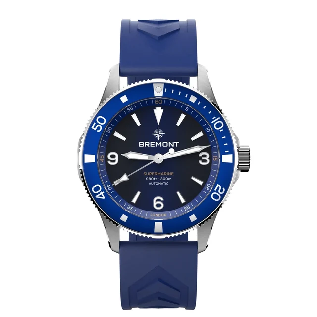 Bremont Supermarine SM40-ND-SS-BL-R-S kol saati
