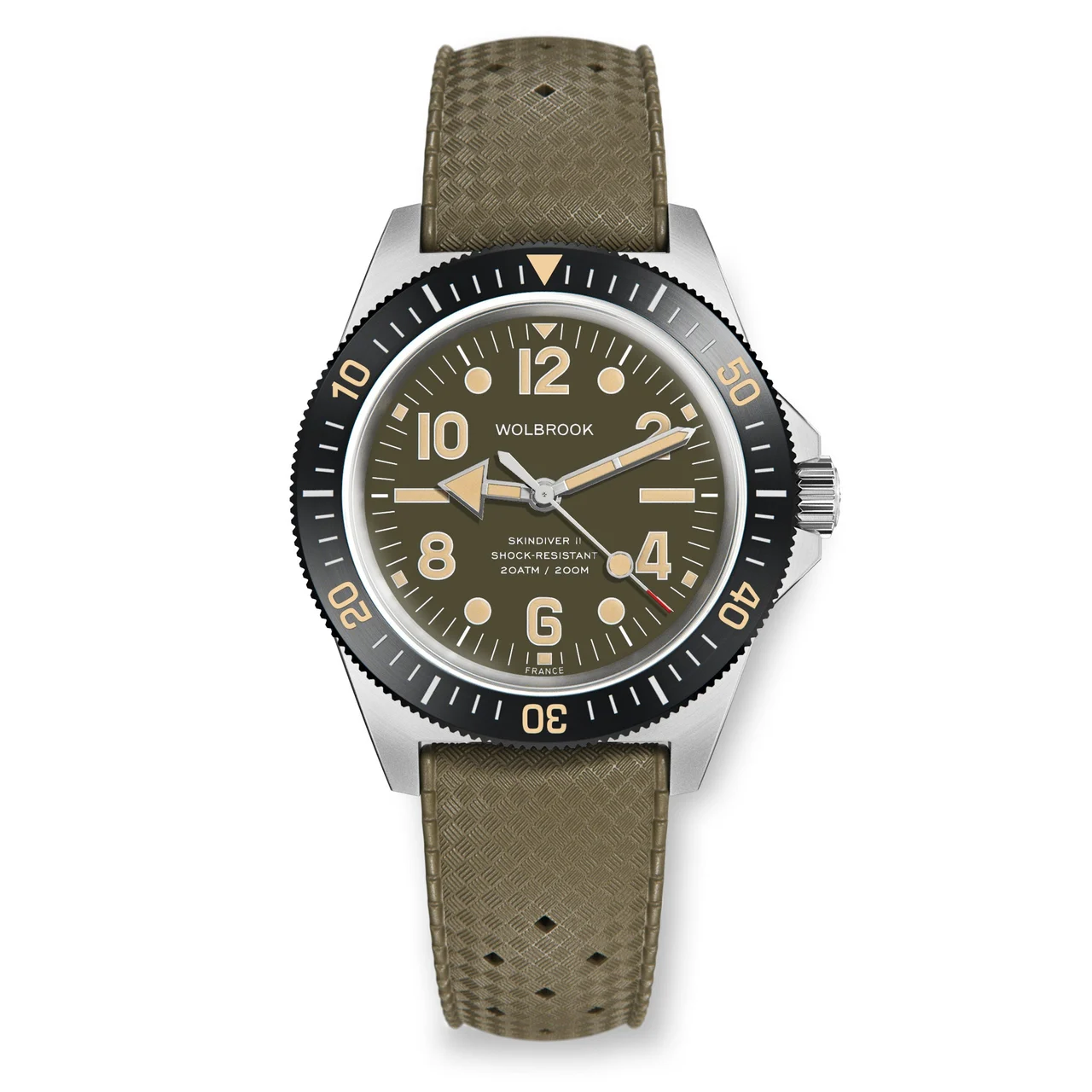 Wolbrook 23-S2AJ-005-RB1-GRN-CXO 48 mm kol saati
