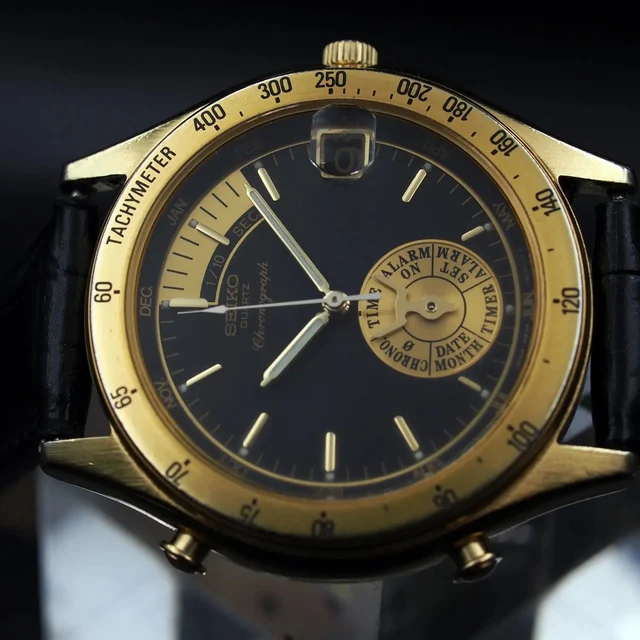 Seiko Cal. 6M25, Men’s Quartz Analog Watch, 1991 6M25-6040, Cal. 6M25, Men’s Quartz Analog