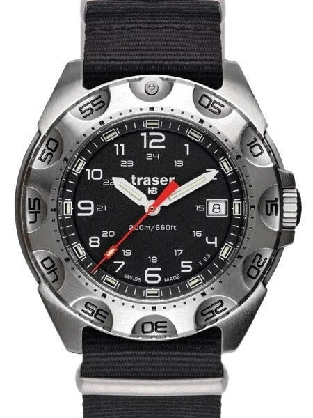 Traser Survivor Military Watch with Green Tritium Illumination and Sapphire Crystal #10547