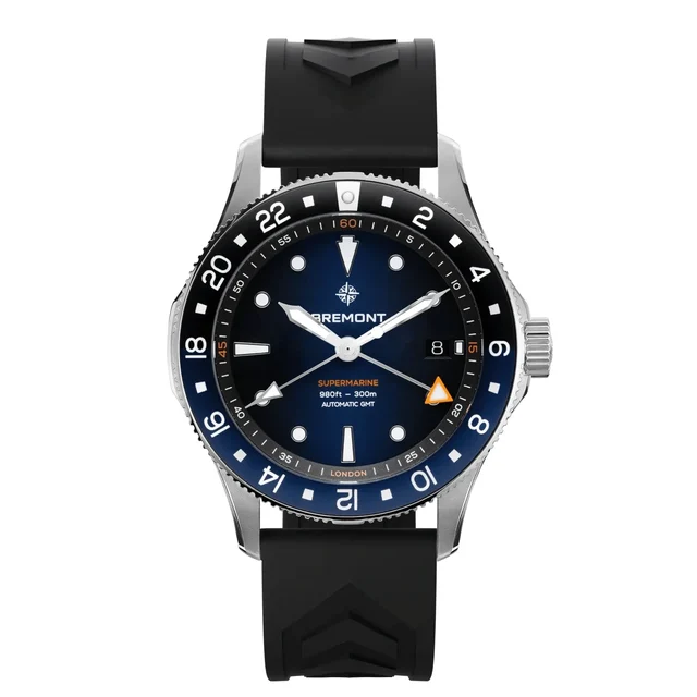 Bremont Supermarine SM40-GMT-SS-BLBK-R-S kol saati