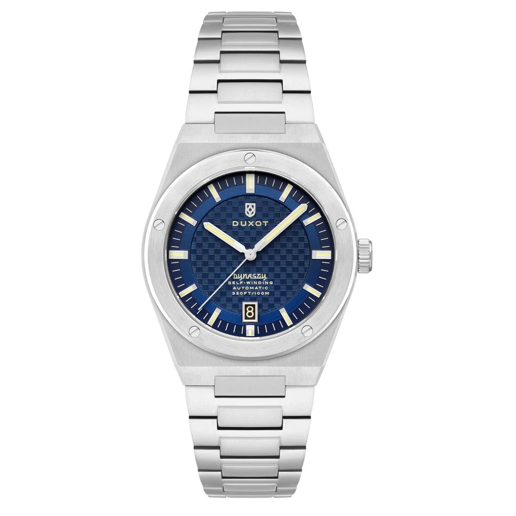Duxot Bastia Self Winding Automatic with Blue Dial #DX-2068-44 40 mm kol saati