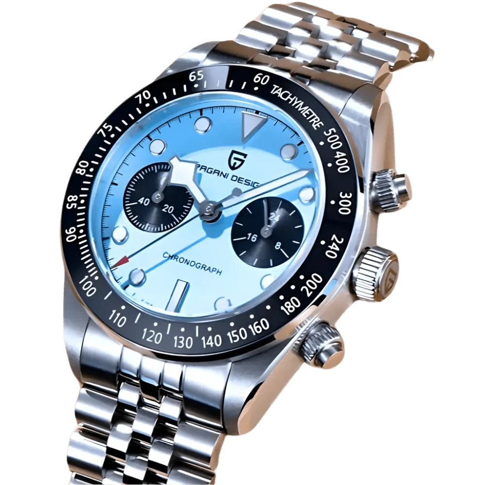 Pagani Design 14:201447598#Blue 39.5 mm kol saati