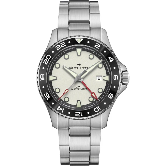 Hamilton Khaki Navy GMT Auto H82555150 kol saati
