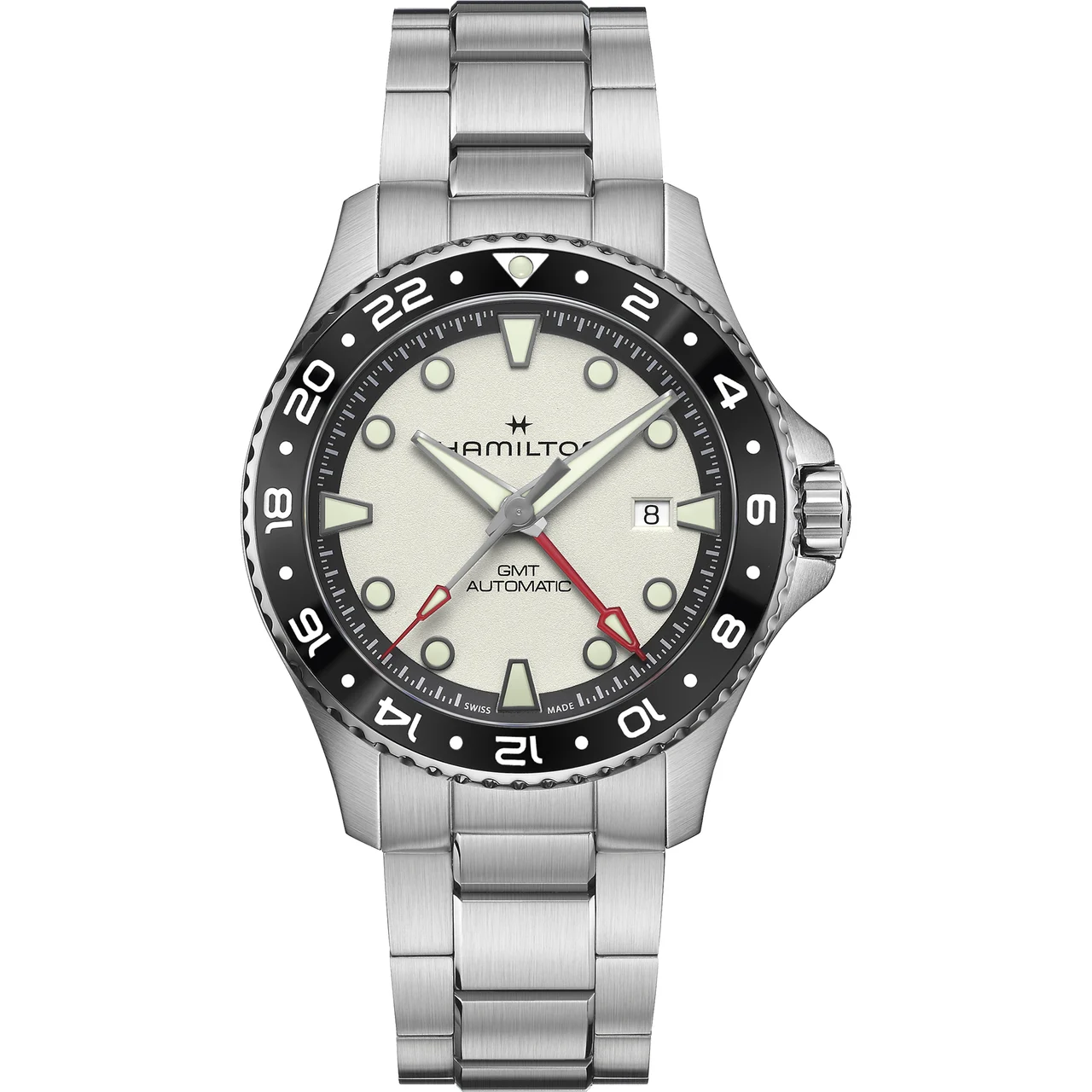 Hamilton Khaki Navy GMT Auto H82555150 43 mm kol saati