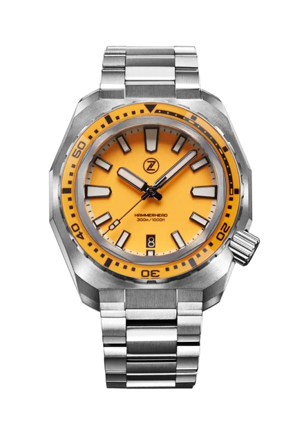 Zelos Hammerhead V3 300m Ti 'Ember Orange' kol saati
