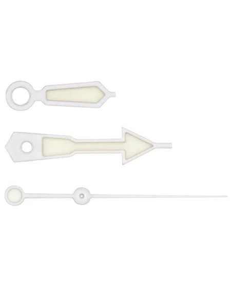 Islander White SKX-Style Luminous Watch Hands For Seiko SKX007, SKX009, SKX011, SKX173, et