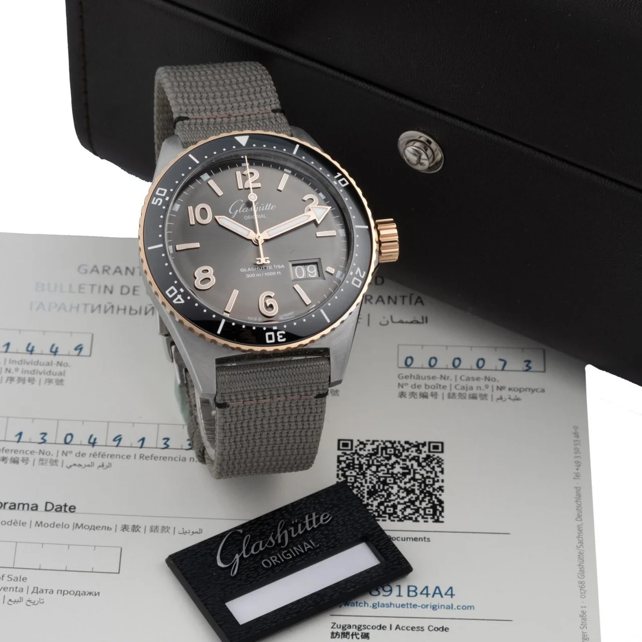 Glashutte Original Glashütte Original, Germany 1-36-13-04-91-33 43 mm kol saati