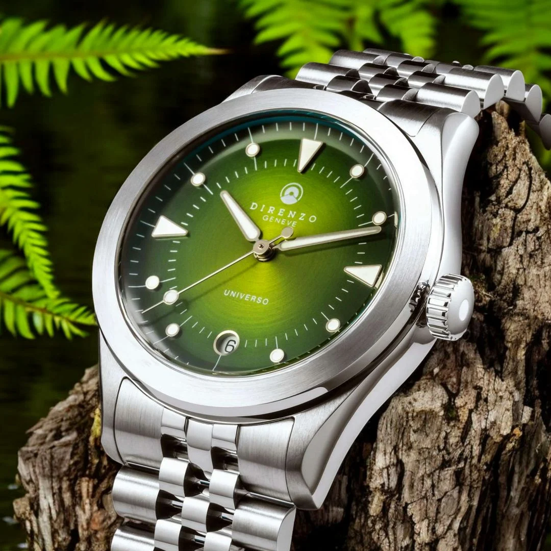 Direnzo DRZ07-GREEN-DATE 45 mm kol saati
