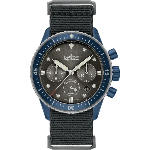 Blancpain Bathyscaphe Chronographe Flyback Ocean Commitment II 5200 0310 NAGA kol saati