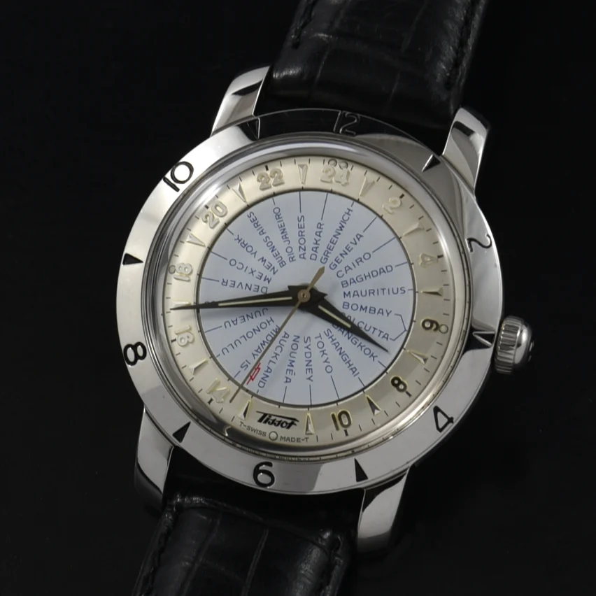 Tissot Navigator World Time Heritage Re-Issue 36 mm kol saati