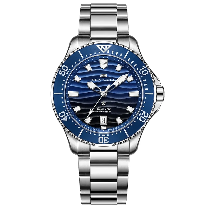 Sea-Gull Ocean Series H081632121830 41 mm kol saati