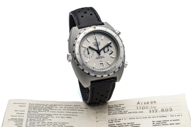 Heuer HEUER, REF. 112.603, AUTAVIA, NEW OLD STOCK A fine and extremely rare, self-winding,