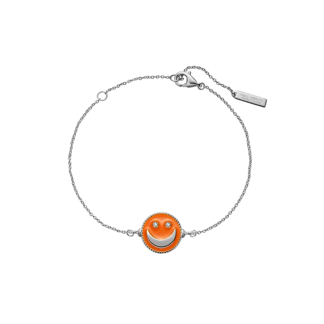 Default SuMoS Armkette Silber bright orange PH-JE-2068 kol saati
