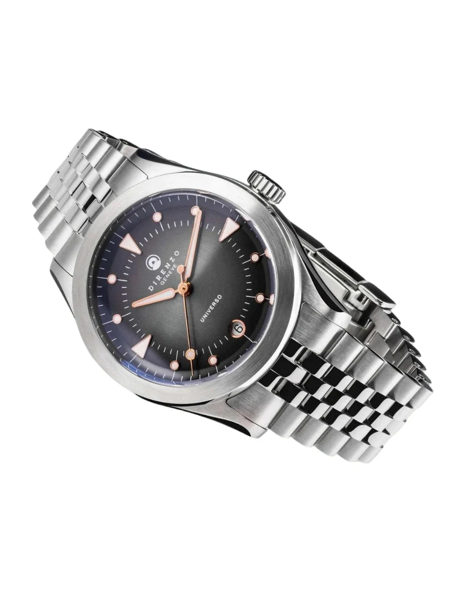 Direnzo Drz 07 DZR-07-GRY-D-BR 37 mm kol saati