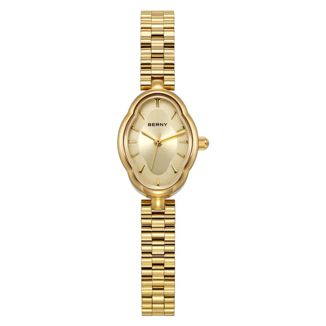 BERNY Women Quartz Dress Gold Watch-2946L 2946L-YE kol saati