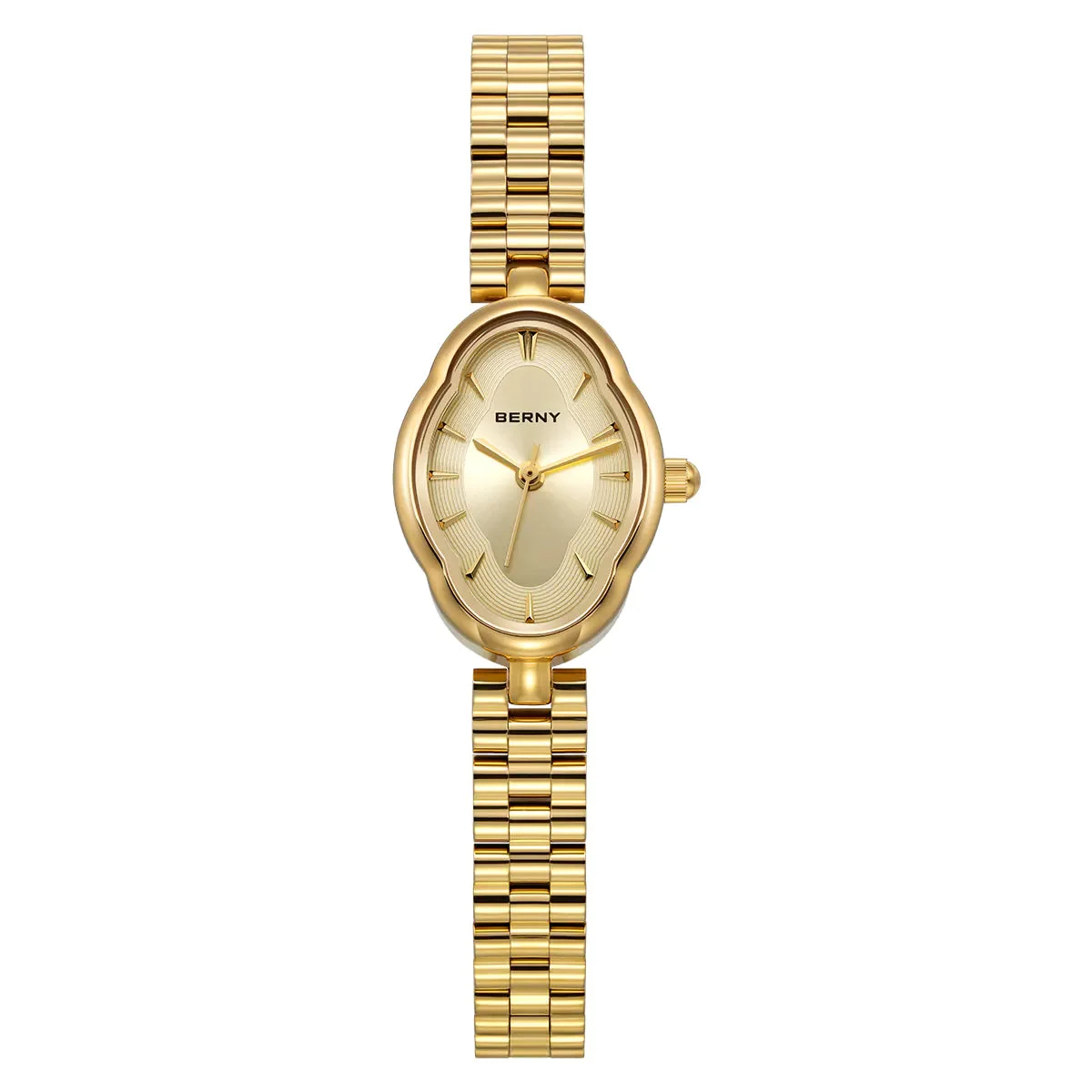 BERNY Women Quartz Dress Gold Watch-2946L 2946L-YE kol saati