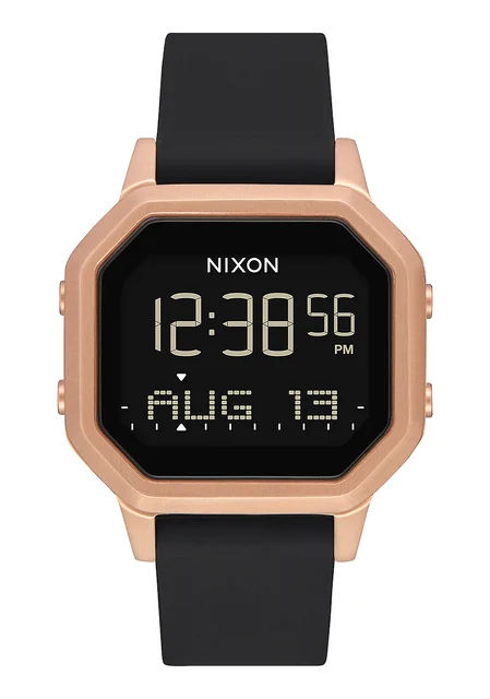 Nixon US Siren Stainless Steel - Rose Gold / Black A1211-1098-00 kol saati