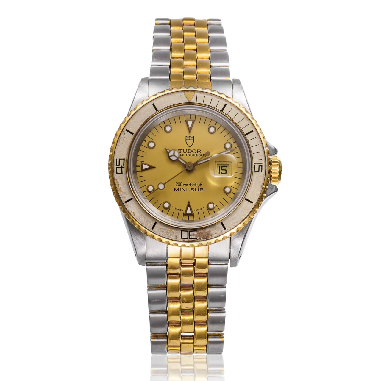 Tudor TUDOR REF. 94401, MINI-SUB PRINCE OYSTER DATE, STEEL & GOLD 33 mm kol saati